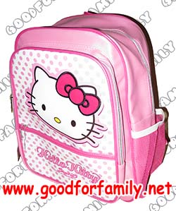 กระเป๋าเป้ 14 นิ้ว Hello Kitty Sanrio สีชมพูอ่อน เฮลโล คิตตี้ กระเป๋านักเรียน กระเป๋าสะพายหลัง กระเป๋าเด็ก กระเป๋าใส่ของ รหัส bckpckkit013