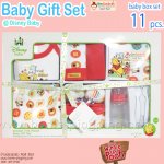 Giftset ชุดของขวัญ Winnie the Pooh 11 รายการ (ลายหมีถือธง) สำหรับ 0-6 เดือน