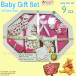 BABY GIFT SET...ชุดของขวัญเด็กแรกเกิด Winnie the Pooh 9 รายการ (สีชมพู)