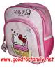 กระเป๋าเป้เด็ก 14 นิ้ว Hello Kitty Sanrio สีชมพูอ่อน(เตียง) เฮลโล คิตตี้ ซานริโอ กระเป๋านักเรียน กระเป๋าเด็ก กระเป๋าสะพายเด็ก รหัส bckpckkit023