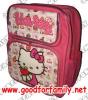 กระเป๋าเป้ 15 นิ้ว Hello Kitty สีชมพูเข้ม(แอ๊ปเปิ้ล) เฮลโล คิตตี้ กระเป๋านักเรียน กระเป๋าสะพายหลัง กระเป๋าเด็ก กระเป๋าใส่ของ รหัส bckpckkit005