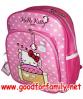 กระเป๋าเป้เด็ก 14 นิ้ว Hello Kitty Sanrio สีชมพูเข้ม(เตียง) เฮลโล คิตตี้ ซานริโอ กระเป๋านักเรียน กระเป๋าเด็ก กระเป๋าสะพายเด็ก รหัส bckpckkit025