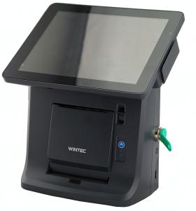 ขาย Anypos 100 POS terminal CPU: Quad Core ARM A9 Android 4.2 Memory:1GB DDRIII Flash Disk:8GB eMMC Ethernet:1*10/100M LCD:9.7" TFT(1024*768) Projective Type Capacitive Touch Power: +24V DC adaptor Interfaces:3*USB, 2*RS232, 1*RJ45,1*Drawer, 1*12V ou
