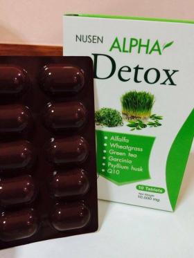 Nusen Alpha Detox - ช่วยขับถ่ายและล้างสารพิษในร่างกาย