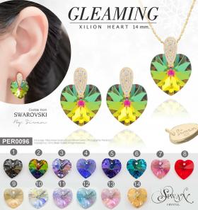 ขาย Siwan crystal GLEAMING XILION HEART (14 mm