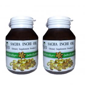 UMB Sacha Inchi Oil Soft gel. น้ำมันถั่วดาวอินคา (แบบซอฟเจล 60 เม็ด) 2 ขวด