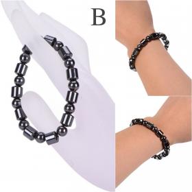 กำไลหินเฮมาไทท์ Magnetic Hematite Beads