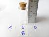 ขายขวดแก้ว ขนาด 8 ml. (ฝาจุกไม้ก็อก)