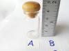 ขายขวดแก้ว ขนาด 8 ml. (ฝาจุกไม้)