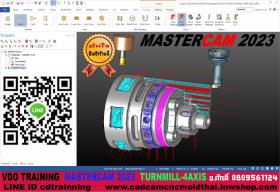 MASTERCAM 2023 TURNMILL-4axis XYZC