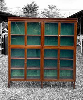 ตู้ขาหมูงานเก่าไม้สักทั้งใบ 4 บานเปิด 195x203