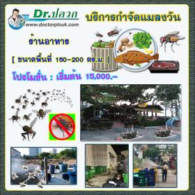 Dr.ปลวก บริการกำจัดแมลงวัน (ร้านอาหาร) ขนาดพื้นที่ 150-200 ตร.ม.
