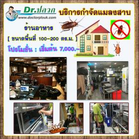 Dr.ปลวก บริการกำจัดแมลงสาบ (ร้านอาหาร) ขนาดพื้นที่ 100-200 ตร.ม.