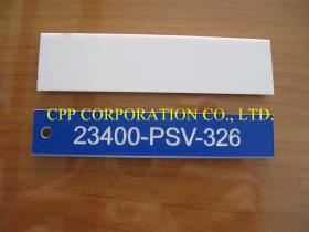 name plate พลาสติก