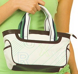 ขาย Roxy White & Green Addie Bella Bag  -