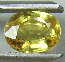 พลอยซิทรินแท้ (Citrine) 2 กะรัตเจียรสวยน้ำสะอาด