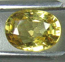 พลอยซิทรินแท้ (Citrine) 1.70 กะรัตเจียรสวยน้ำสะอาด