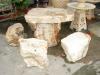 Red Marble Table -
