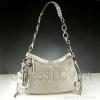 ขาย GUESS Impact Satchel Handbag -Mocha, Stone -