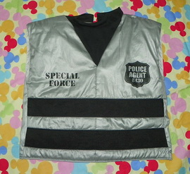 เสื้อPoliceนุ่ม size 3-4ขวบ มือสองสภาพ95%