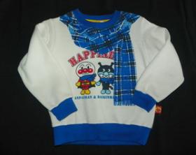 เสื้อกันหนาวAnpanman size120 (3-4ขวบ) มือสองสภาพ98%