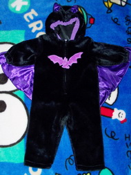 แฟนซีค้างคาว ไซด์4ขวบ อก29 บ่าเป้า22ผ้านุ่มๆ อุ่น มีฮูดหมวกค้างคาว