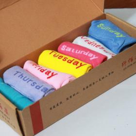 set ถุงเท้า 7วัน 7สี