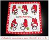 ขายผ้าเช็ดหน้ามายเมโลดี้ (My Melody) Made In Japan สภาพดีสีสดใส
