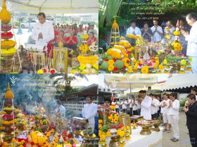 รับบวงสรวงพิธีตัดต้นไม้ศักดิ์สิทธิ์ ต้นโพธิ์ ต้นไทร ต้นไม้โบราณ บวงสรวงตั้งศาลแม่ย่านางเรือ ศาลนางตะเคียน ศาลปู่พยานาค