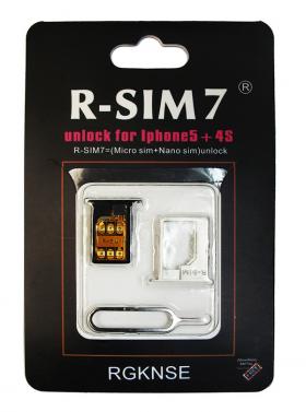 R-Sim7 ปลดล็อค iPhone4s,iPhone5 รองรับ iOS 5.1.1, iOS6.X.X baseband 2.0.x ,3.0.xx ได้ทุกประเทศ Verizon, Sprint Support the CDMA