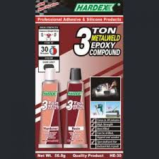 ขาย HARDEX สำหรับยาปะเหล็ก แห้งเร็วภายใน  30 นาที ทนความร้อน 121 ºC สีเทา
