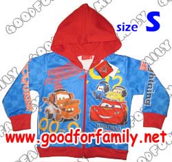 เสื้อกันหนาว เสื้อ jacket ผ้ามัน มีฮู้ด Cars Lightning Mcqueen น้ำเงิน แมกควีน แมคควีน แจ็กเก็ต แจกเกต เสื้อผ้าเด็ก hood เสื้อแขนยาว รหัส jckcar101_S