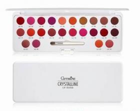 คริสตัลลีน ลิปเทสเตอร์ 24 สี ในตลับเดียว Giffarine Crystalline Lip Tester
