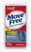 ขาย Schiff Move Free Advanced Plus MSM + Vitamin D3 ฉลากน้ำเงิน 80 เม็ด
