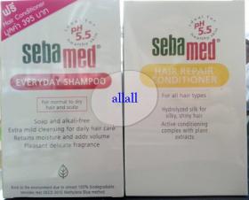 ขาย SEBAMED EVERY DAY SHAMPOO 200 ml. FREE SEBAMED HAIR REPAIR CONDITIONER 200 ml. 