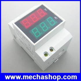 รหัสสินค้า :	AMP007  เครื่องมือวัดไฟฟ้า แอมป์มิเตอร์ ดิจิตอลแอมป์มิเตอร์ DIN-RAIL Slide Way Digital LED Voltmeter Ammeter AC140-300V AC220V AC0.2-99.9A(ไม่ต้องต่อ R-Shut)