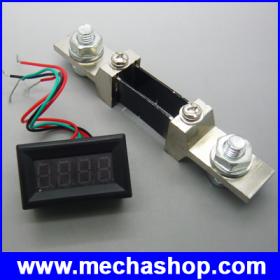 รหัสสินค้า :	AMP006  เครื่องมือวัดไฟฟ้า แอมป์มิเตอร์ ดิจิตอลแอมป์มิเตอร์ 200A พร้อม R shunt 75mV DC200A LED Digital Current AMP Panel Meter Ammeter+Shunt