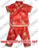 ชุดจีน เสื้อแขนสั้น กางเกงขายาว ชุดเด็กผู้หญิง เสื้อคอจีน สีแดง ชุดตรุษจีน ชุดแฟนซี แต่งแฟนซี เสื้อผ้าเด็ก รหัส fcychi055