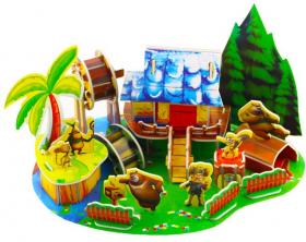 GREEN GARDEN Model 3D puzzle โมเดล 3มิติ