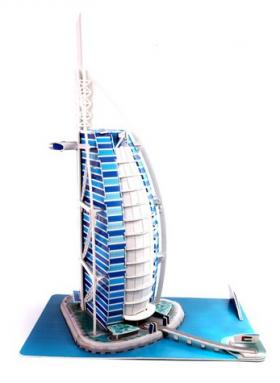 Burj Al Arabmodel 3D puzzle model 