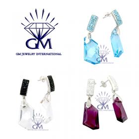 Fancy Crystal Earrings
