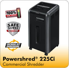 เครื่องทำลายเอกสาร Fellowes รุ่น 225ci