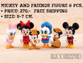 Mickey and Friends Figure ชุดโมเดลมิกกี้