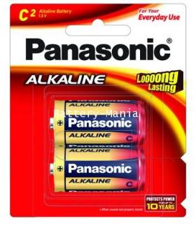 ถ่านอัลคาไลน์ LR14T/2B C (แพ็ค 2 ก้อน) Panasonic
