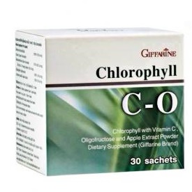 กิฟฟารีน คลอโรฟิลล์ ซี–โอ ผลิตภัณฑ์เสริมอาหาร  ชนิดผง 30 ซอง Chlorophyll C-O Giffarine 