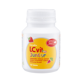 กิฟฟารีน แอลซีวิต จูเนียร์ ผลิตภัณฑ์เด็ก แบบเม็ดเคี้ยว ขนาด 100 เม็ด Giffarine LC Vit Junior  