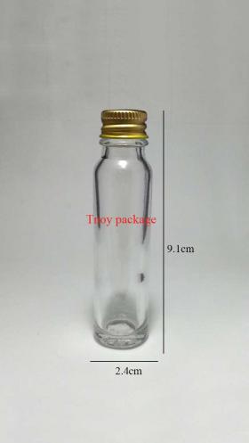 ขวด 24 มล.(482ใบ) ขวด 24CC จุก+ ฝาทอง