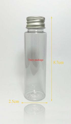 ขวดพลาสติกPET 30cc กลมผอม ใส
