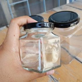ขวดแยม สี่เหลี่ยม ฝาล็อก 180cc 6 oz