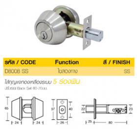 กุญแจเสริมความปลอดภัยแบบฝัง Deadbolts